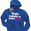 Krąży pogłoska, że jestem boska super bluza dla dziewczynki - blue