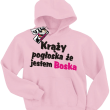 Krąży pogłoska, że jestem boska super bluza dla dziewczynki - pink