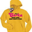 Moja córka będzie łamać serca waszym synom zabawna bluza dziecięca - żółty