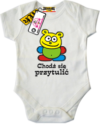 Koloruś chodź się przytulić - wesołe body dziecięce, kod: SZDZ00095B