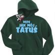 Będę jak mój tatuś świetna bluza dziecięca - butelkowy