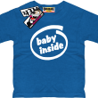 Baby inside super koszulka dziecięca - blue