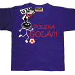 Polska gola koszulka dla małego kibica - fioletowa