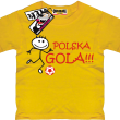 Polska gola koszulka dla małego kibica - żółta