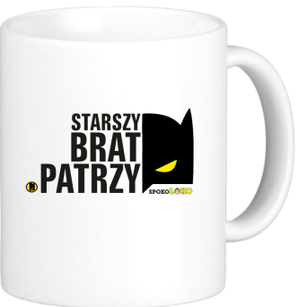 STARSZY BRAT PATRZY - Kubek ceramiczny 