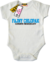 Fajny chłopak - zabawne body dla syna, kod: SZDZ00082B