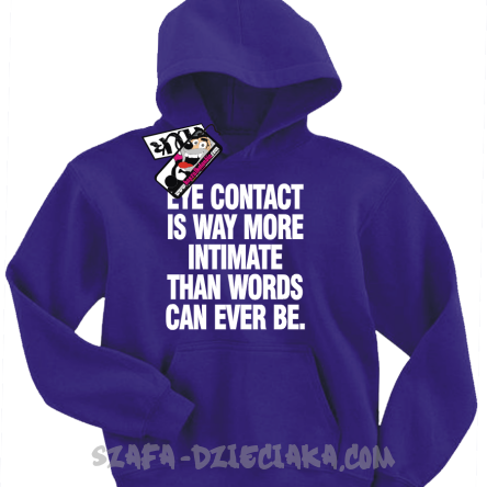 Eye contact - bluza dziecięca - fioletowy