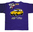 Maluch Fiat 126p super tshirt dziecięcy - fioletowy