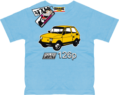 Maluch Fiat 126p - super tshirt dziecięcy, kod: SZDZ00064K