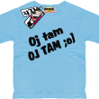 Oj tam oj tam  zabawny tshirt dla dziecka - sky blue