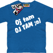 Oj tam oj tam  zabawny tshirt dla dziecka - royal blue