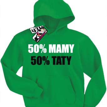 50% mamy 50% taty - super bluza dziecięca, kod: SZDZ00003S