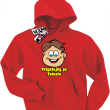 Przystojny po tatusiu super bluza dla syna - czerwony