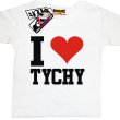 I love Tychy tshirt dziecięcy - white
