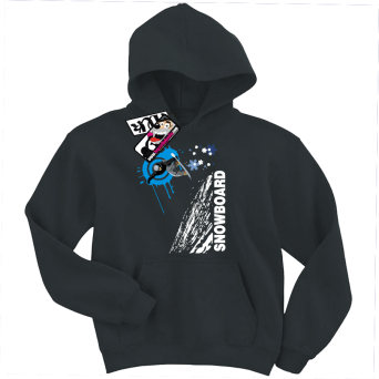 Snowboard mountain kids - bluza dziecięca z nadrukiem, kod: SZDZ00175S
