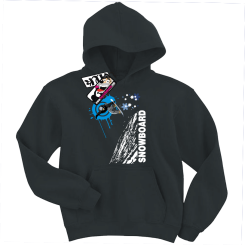 Snowboard mountain kids - bluza dziecięca z nadrukiem, kod: SZDZ00175S