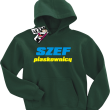 Szef piaskownicy niepowtarzalna bluza dziecięca - bottle-green
