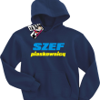 Szef piaskownicy niepowtarzalna bluza dziecięca - navy blue