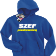 Szef piaskownicy niepowtarzalna bluza dziecięca - blue 