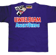 Uwielbiam Angrybirds bajerancka koszulka dziecięca - fioletowy
