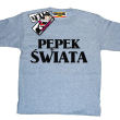 Pępek świata zabawna dziecięca koszulka - melanżowy