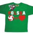 Siatkówka - koszulka dziecięca - zielony