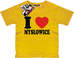 I love Mysłowice - tshirt dziecięcy, kod: SZDZ00222K