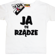Ja tu rządze oryginalna dziecięca koszulka - white