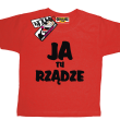 Ja tu rządze oryginalna dziecięca koszulka - red