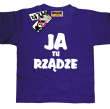 Ja tu rządze oryginalna dziecięca koszulka - purple