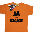 Ja tu rządze oryginalna dziecięca koszulka - orange