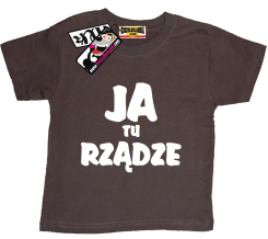 Ja tu rządze - oryginalna dziecięca koszulka, kod: SZDZ00083K