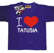 I love Tatusia super koszulka dziecięca - purple