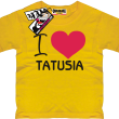 I love Tatusia super koszulka dziecięca - yellow
