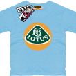 Lotus extreme tshirt dziecięcy z nadrukiem - błękitny