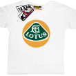 Lotus extreme tshirt dziecięcy z nadrukiem - biały