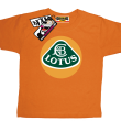 Lotus extreme tshirt dziecięcy z nadrukiem - pomarańczowy