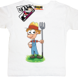 Farmer Kuba super koszulka dla syna - biały