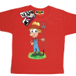 Farmer Kuba super koszulka dla syna - czerwony