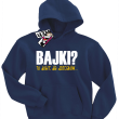 Bajki to dobre dla dzieciaków zabawna bluza dziecięca -granatowy