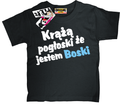 Krążą pogłoski, że jestem boski - odlotowa dziecięca koszulka, kod: SZDZ00154K