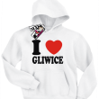 I love Gliwice - bluza dziecięca - biały