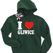 I love Gliwice - bluza dziecięca - butelkowy