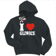 I love Gliwice - bluza dziecięca - czarny