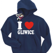 I love Gliwice - bluza dziecięca - granatowy