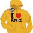 I love Gliwice - bluza dziecięca - żółty