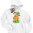 Kurka Filozof zabawna bluza dziecięca - white