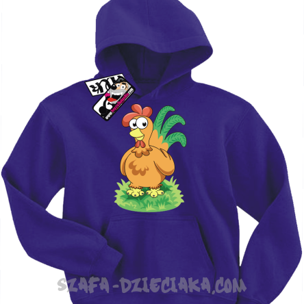 Kurka Filozof zabawna bluza dziecięca - purple