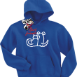 Best friends świetna dziecięca bluza - blue