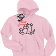 Best friends świetna dziecięca bluza - pink